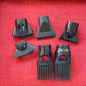 Black Hair Dryer Attachments Set